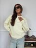 2025 A/W Stylish Thick Round Neck Sweatshirt, Versatile Commuter Lazy Style with Personalized Design