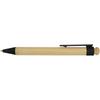 Bamboo pen and recycled plastic "Rattan" Deep black