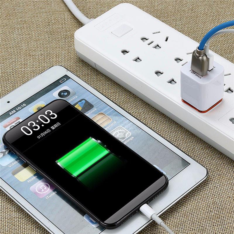 US/EU Plug USB Charger Dual USB For Phone Adapter For Huawei Mate 30 Tablet Portable Wall Mobile Charger Smart Universal Charger