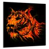 PANEL SZKLANY DO KUCHNI 60x65 Tygrys