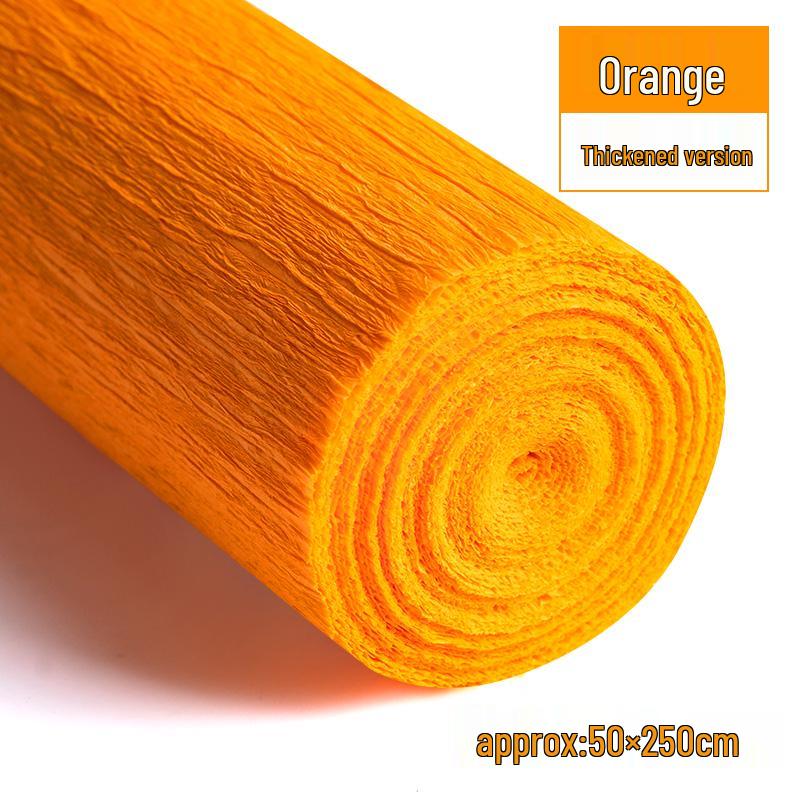 Packung dickes grünes Krepppapier für handgefertigte 3D-Blumen, ideal für Bastelarbeiten in Grundschule und Kindergarten