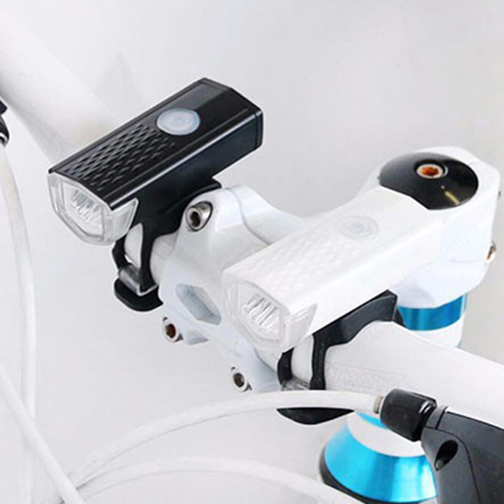 Bicycle Light Headlight Front Light with Taillight Flashlight LED Rechargeable Torch Cycling MTB Mountain High Beam Accessories