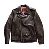 Ma Long Brando first-layer cowhide cable-stayed motorcycle jacket, men's ancient leather cycling leather jacket