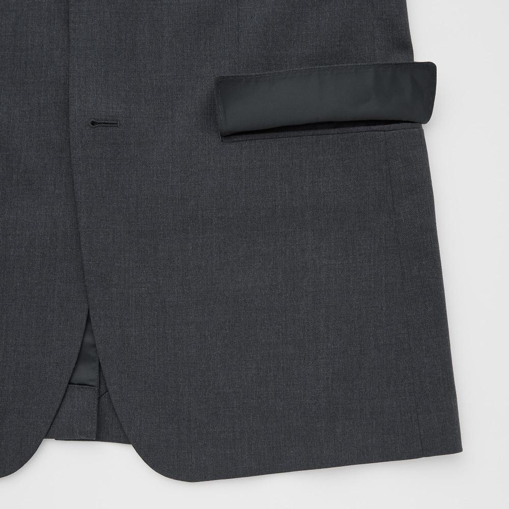 Uniqlo Japan Stretch Wool Jacket  Can Be Set Up 