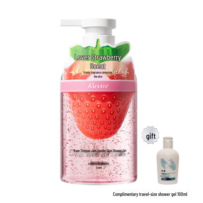 Kustie Strawberry Shower Gel