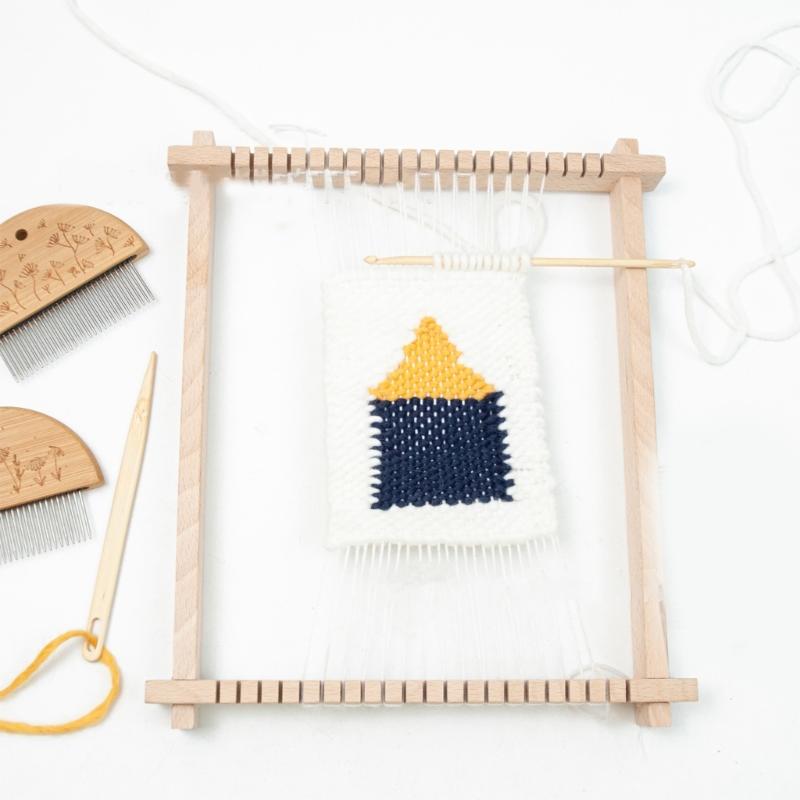 Hair Braiding Tool Håndveving Kam Verktøy Tapetry Weaving Accessory