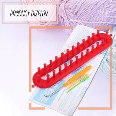 Rectangle Round Knitting Loom Weaving Scarf Sweater Hat Shawl Stitching Knitting Machine DIY Handmade Craft Braiding Tool