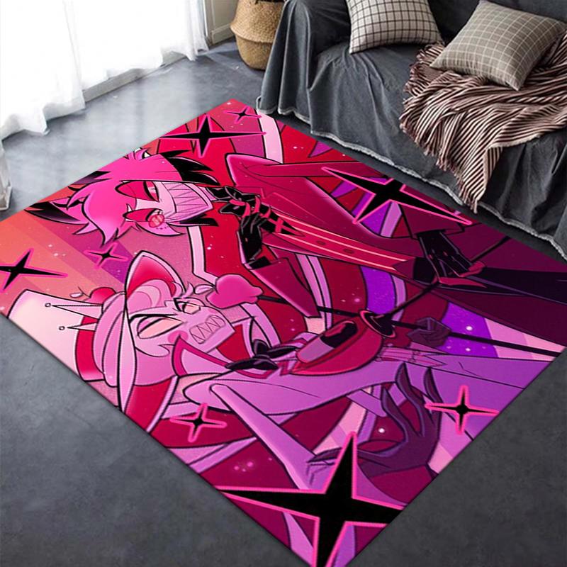 2025 New Alastor Anime Carpet Rug for Living Room Bedroom Home Sofa Decoration,Kids play Non-slip Floor Mat55