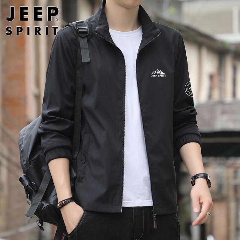 

JEEP SPIRIT Men s Stand-Collar Slim-Fit Jacket 4XL