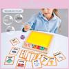 Spell Letter Words Wooden Sandboard Learning Toy For Early Education Childhood