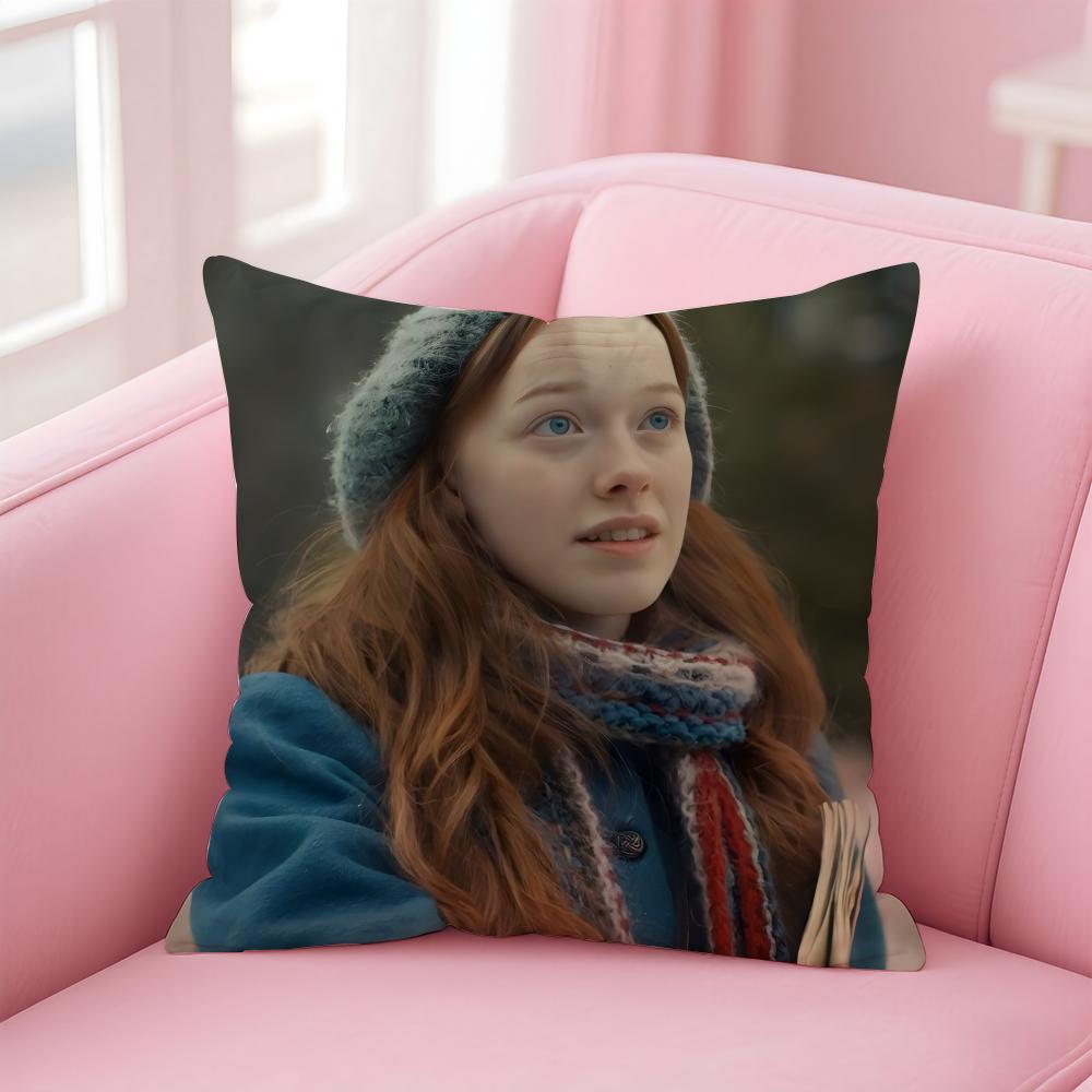AAnne with an E Pillow Healing TV Cushion Cover Linen Pillowcase Cover Soft Decor for Sofa Home Room