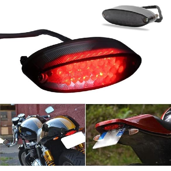 

DREAMIZER Универсальный мотоциклетный 28 светодиодный задний фонарь Стоп-сигнал Подсветка номерного знака Задний стоп-сигнал Совместим с Боббером Квадроциклами Улицей Oval