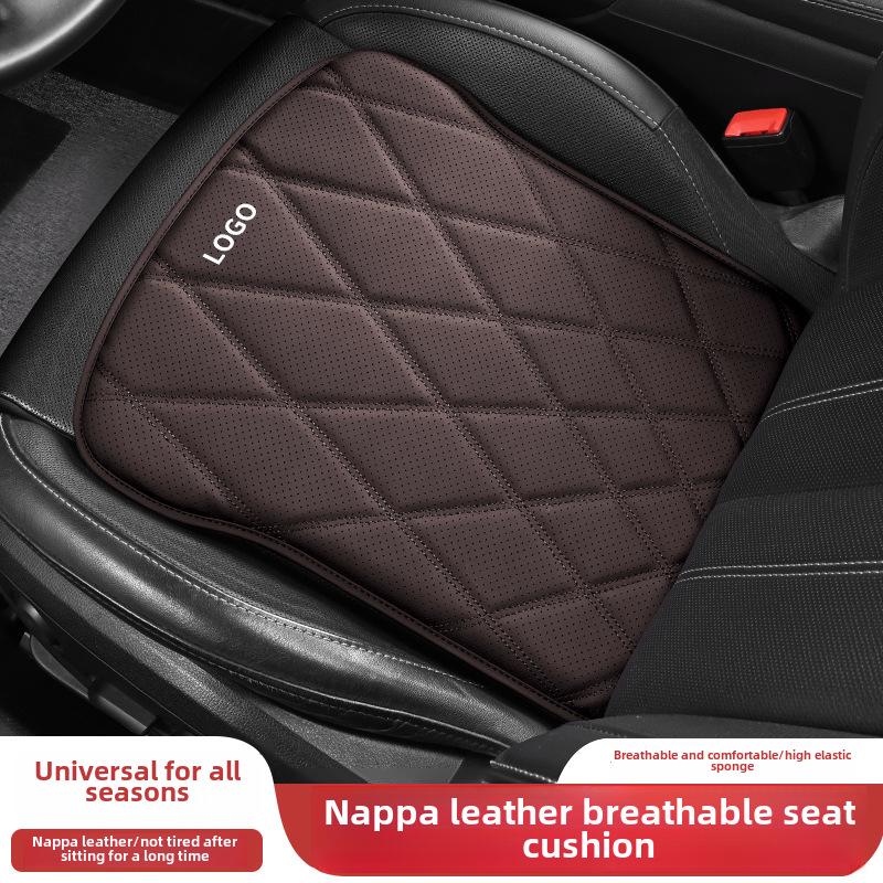All-Season Nappa Leather Car Seat Cushions