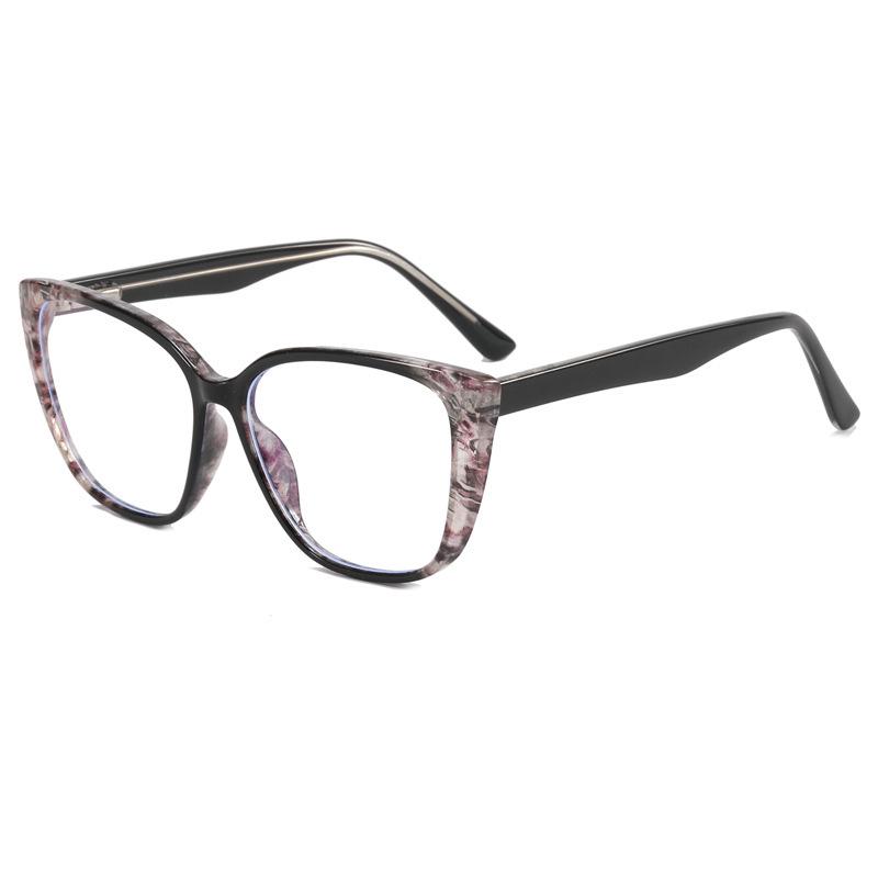 High-End TR90 Cat-Eye Glasses with Anti-Blue Light Lenses for Women - European & American Style