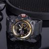 Sport Watch Military Wristwatch for Men Alarm Stopwatch LED Digital Back Light Dual Time Display Waterproof Watch Men 8007