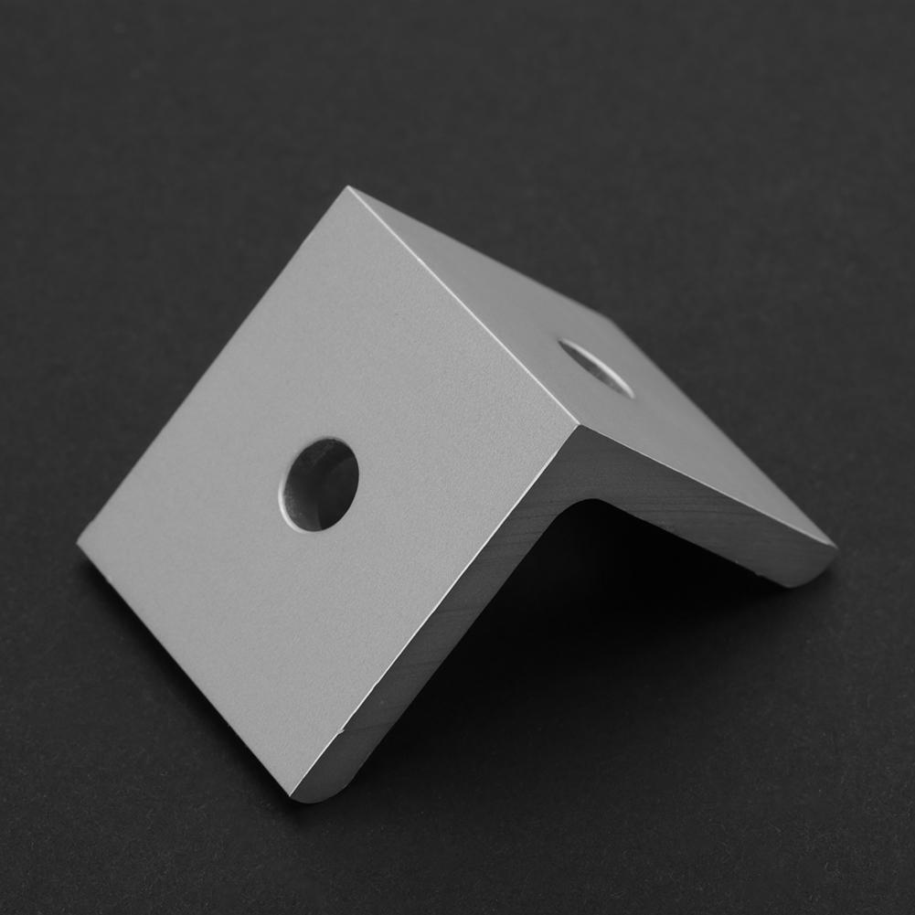 4 st. Kontakt Hörnvinkel Fästvinkel Anslutningsled Aluminiumprofil (Vit 3030)