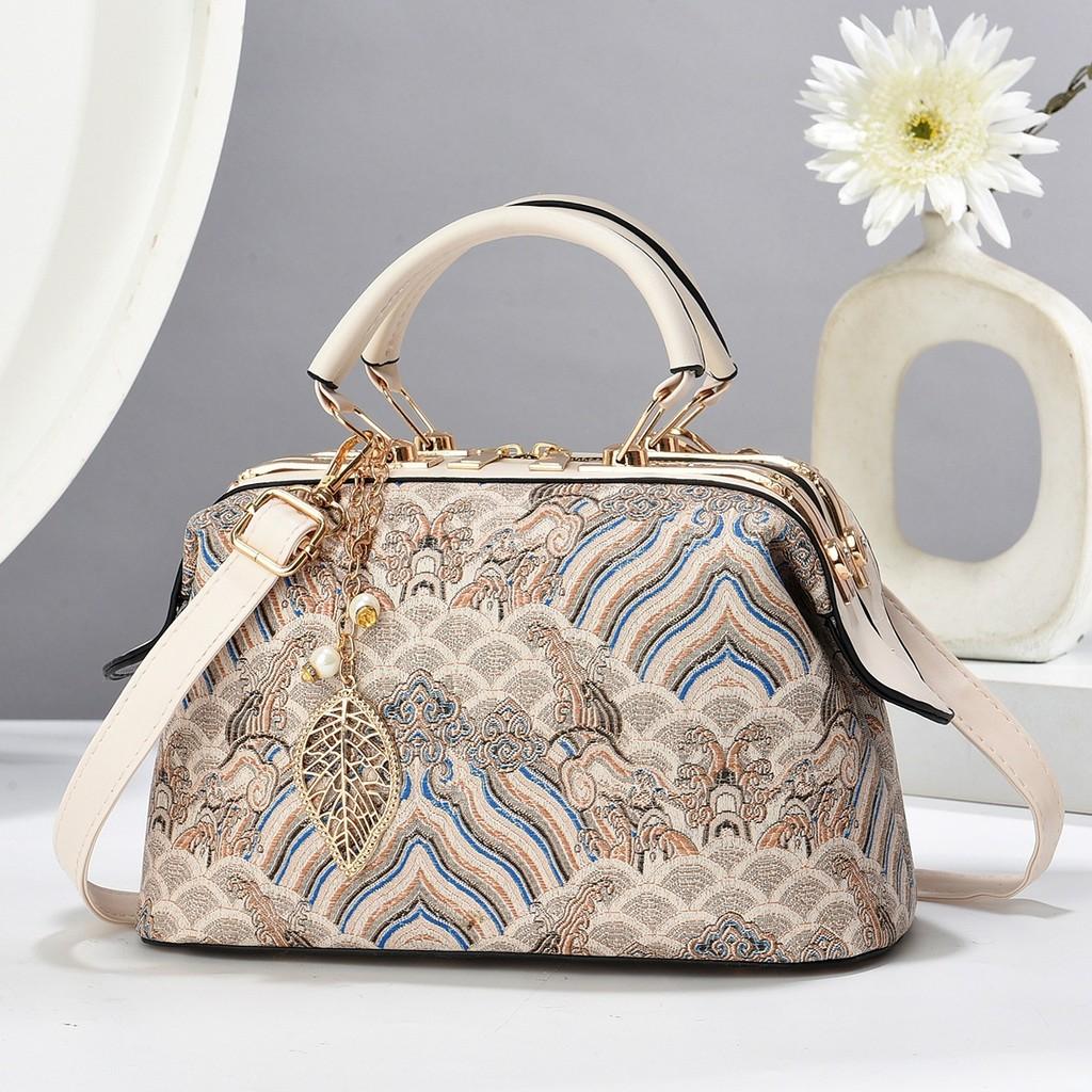 

Stylish Mini Square Bag For Women With Color Block Design Ideal For Casual Outings Traditional White