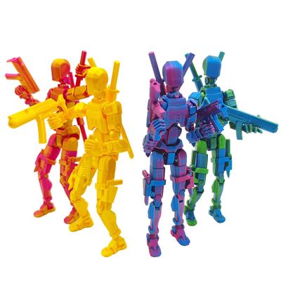 Vícekloubový Pohyblivý Měňavý Robot Titan 13 Akční Figurky 3D Tištěný Figurína Loutka Hračky Děti Dospělí Děti Hra