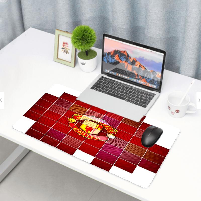 Football United F.C Print Mouse Pad, Anti‑Slip Desktop Keyboard Mat, for PC Laptop Gaming Working Daily Use, Cool Festival Surprise Gift