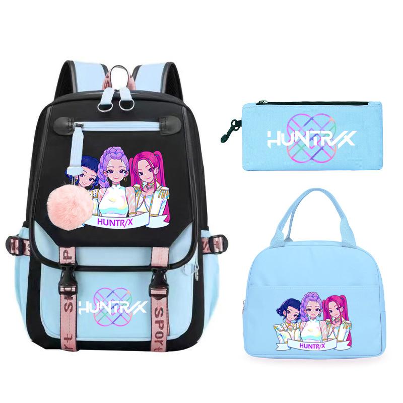 KPop Demon Hunters Demon Hunters Printed Fashion Children's Backpack Foreign Trade Trend Student School Bag