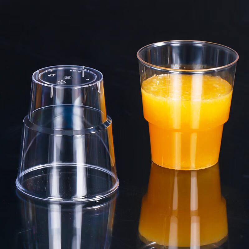 Qiao Xiuyuan 240ml Disposable Thickened Plastic Cups, 100 Count