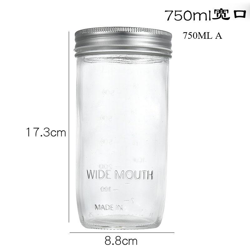 צנצנות מייסון בכמויות גדולות מלח ופלפל עם מכסה זכוכית מותאמת אישית מיני סיטונאי פה רגיל לשימורים