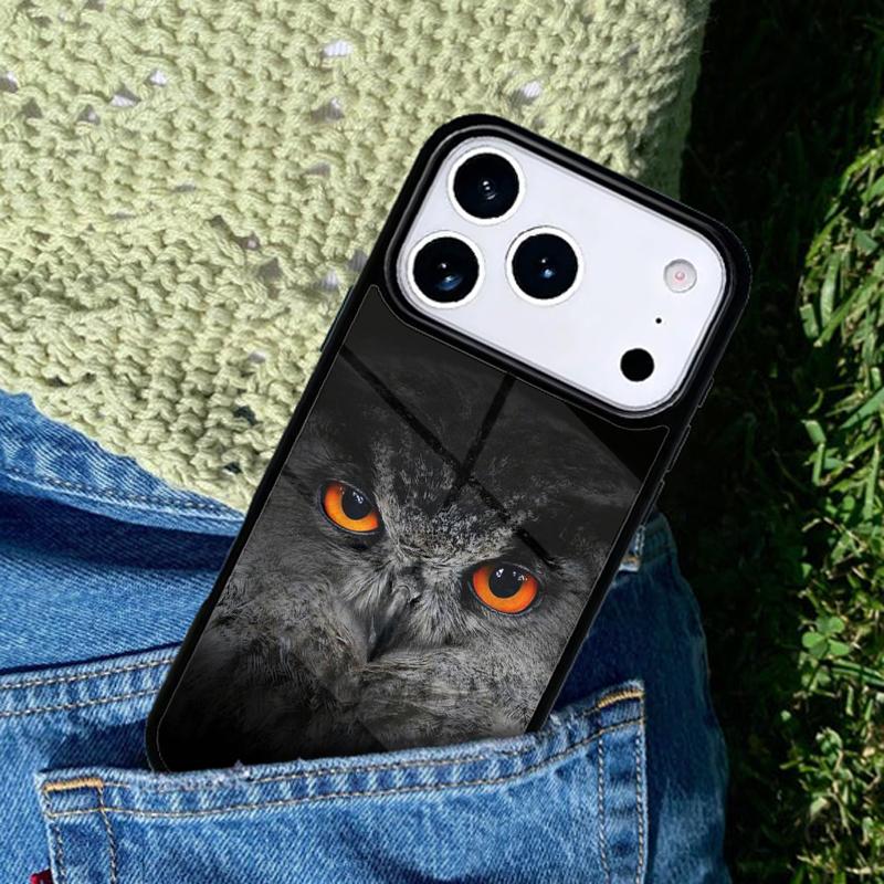 Owl Animal Pattern mobile phone case Compatible with IPhone 17 16 15 14 13 12 11Pro Max 17 Air cover