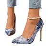 Spring New Fashion Pointed Toe Foot Slim High Heel Fashion Large Size Women's Shallow Mouth Fashion High Heels