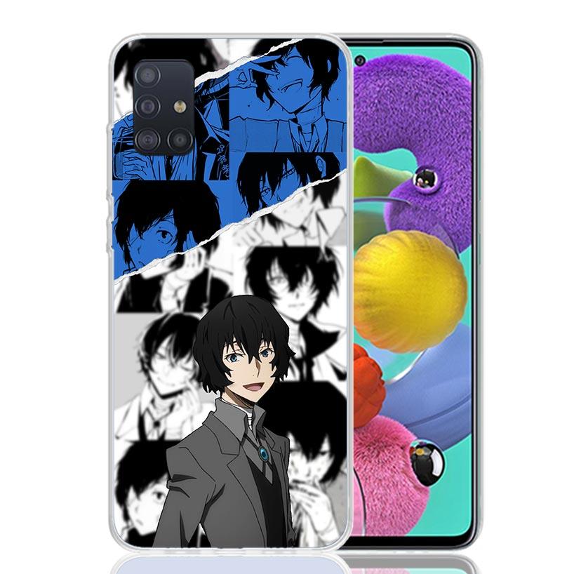 Bungo Stray Dogs Dazai Phone Case For Samsung Galaxy A52 A32 A22 A12 A02S A50S A30S A51 A31 AA71 Note 20 Ultra 10 S10 Plus Galax