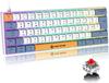 Mechanical Blue Gaming RGB Compatible with English Type USB 19 Suitable for Working from Japanese Manual Keyboard, Wired, Axis, Keyboard, Tenkeyless,