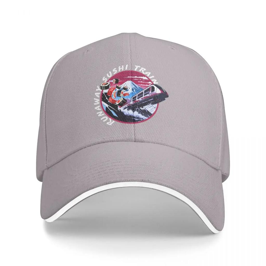 Runaway Sushi Train v12 Baseball Cap Unique hats Male hat Golf Hat sun caps Caps For Women Mens