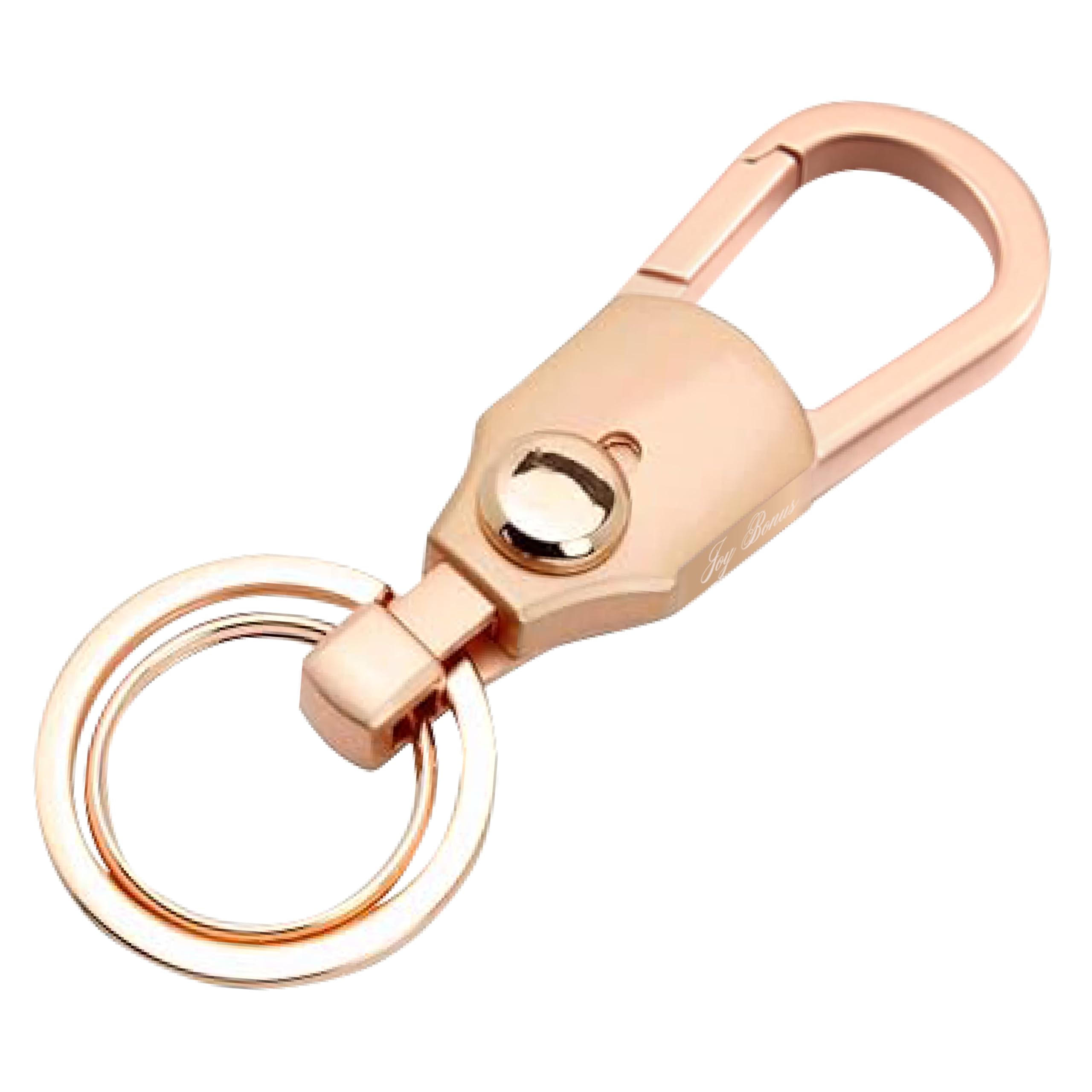 

Брелок для ключей Joy Bonus, Автомобиль, Мотоцикл, Карабин, Крючок, Двойное кольцо, Кольцо для ключей, Удобный, Умный, Простой, Дизайн, Чехол для ключей, Металлический, Розовое золото 9cm розовый