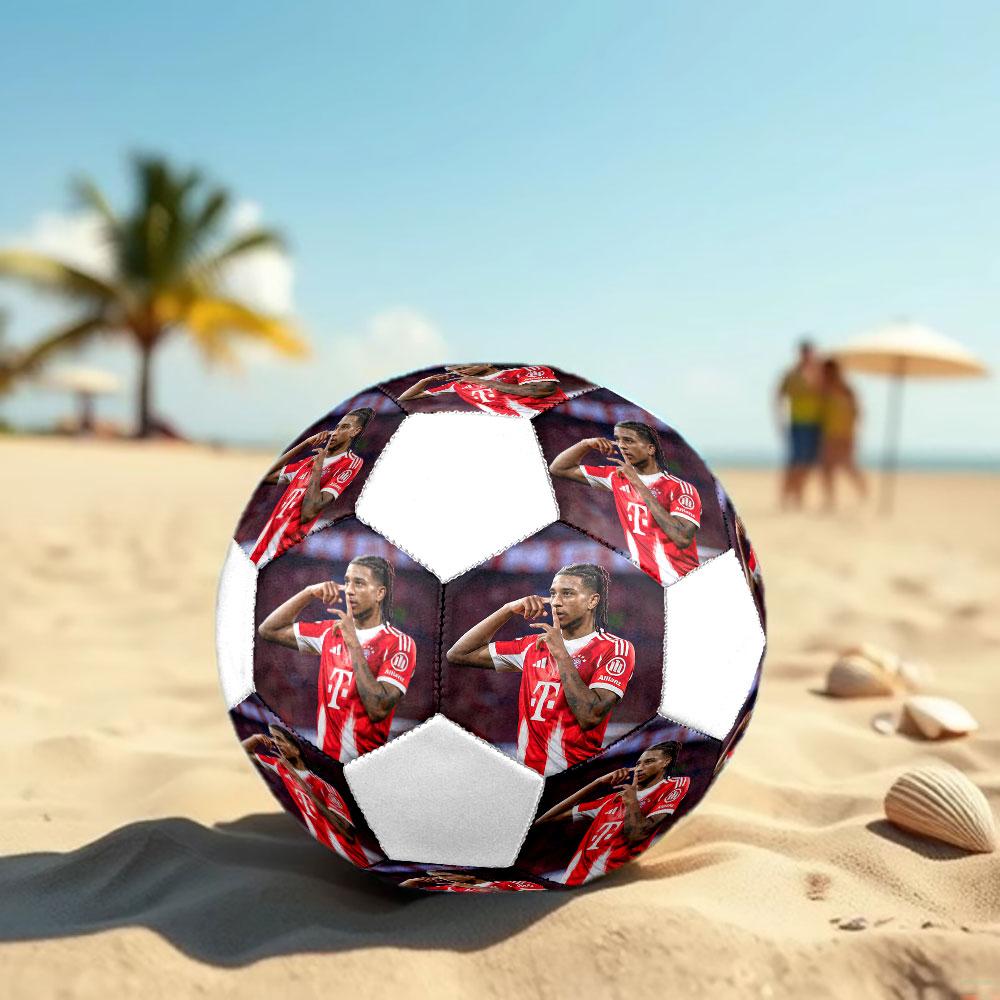 Michael Olise Bedruckter Fußball Größe 5, Maschinengenähtes PVC, Langlebig & Hoher Rückprall, Für Alle Altersgruppen Geeignet, Fanartikel, Spiele & Außenbereich.