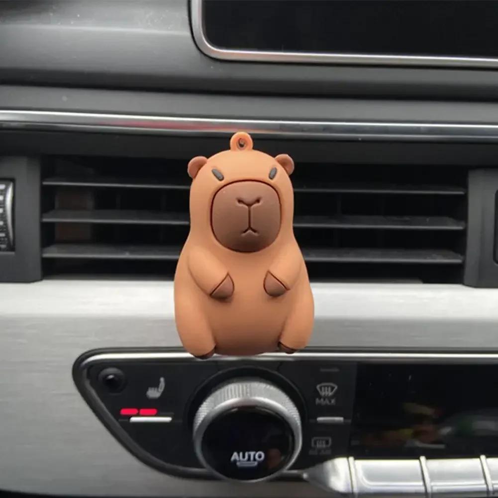 Samochodowy odświeżacz powietrza Kreskówkowy ornament kapibary Dekoracja Wylot powietrza Dyfuzor zapachu Wylot Zapach Akcesoria do wnętrza samochodu