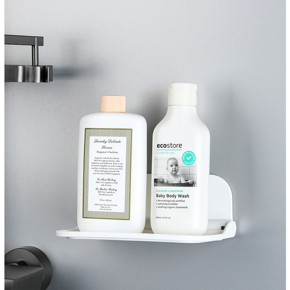 Phone Holder Wall Shelf Folding Plate Wall Mounted Shelf Home Organizer Storage Rack  Towel