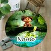 Customizable Good Dinosaur1 Round Non-Slip Carpet - Ideal for Garden, Picnic, Office, Perfect for Decoration, Suitable For All Seasons