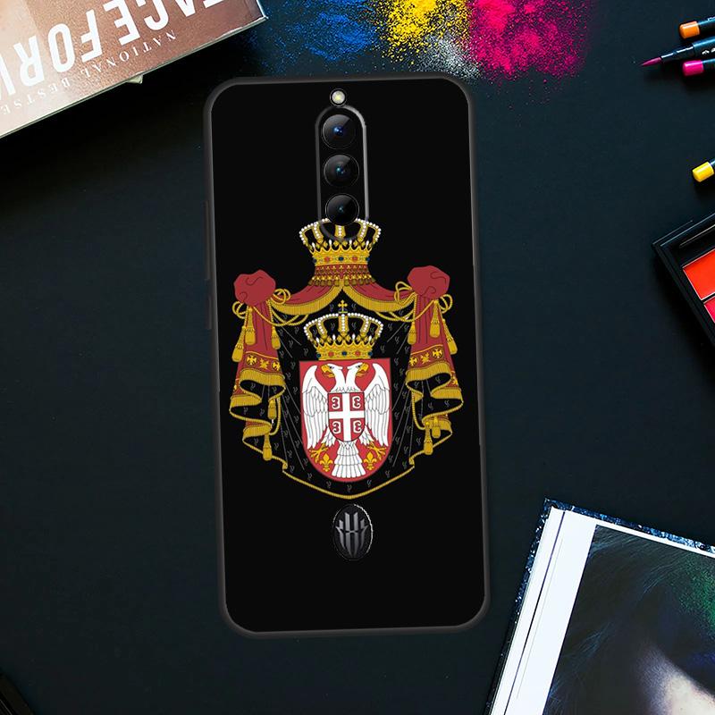 Flagge von Serbien Serbische Hülle Für ZTE Nubia Red Magic 9 Pro Plus RedMagic 8 8S Pro Plus 6 7 6S 7S Pro 5S 6R 5G Hülle