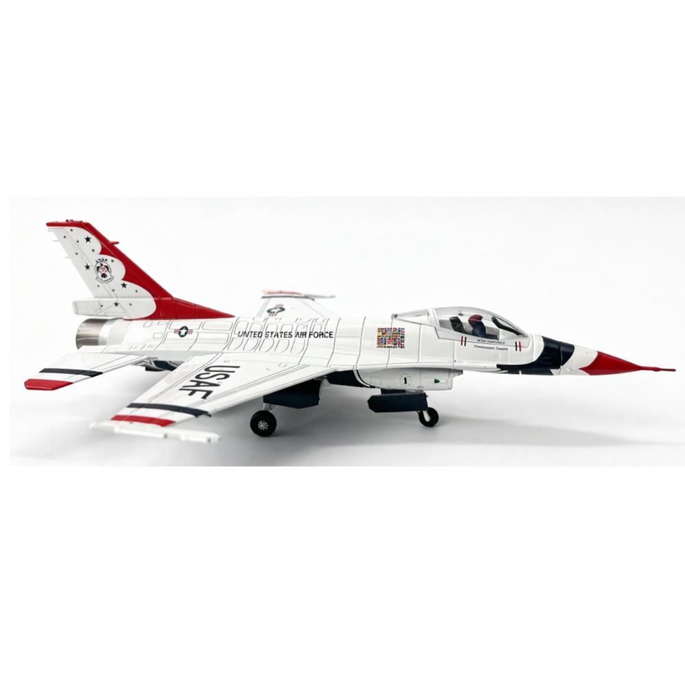 1/72 Scale US F-16C Thunderbirds Aerobatic Team Alloy Model Ornament