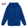 Fall Winter Hoodie Women Pet Pouch Hoodie, Oversized Hooded Sweatshirt with Kangaroo Pouch, Dog Cat Carrying Pullover Top for