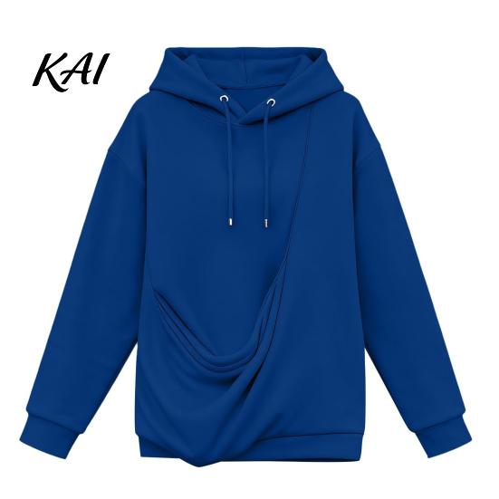 Fall Winter Hoodie Women Pet Pouch Hoodie, Oversized Hooded Sweatshirt with Kangaroo Pouch, Dog Cat Carrying Pullover Top for