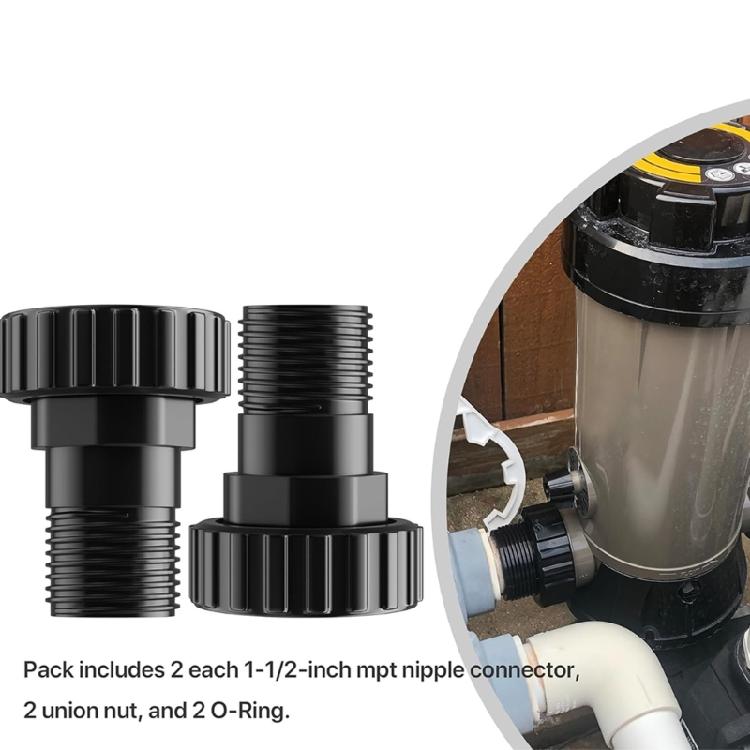 Easy Installation Pump Accessory Leakproof Joint Set Plastic Texture Suitable for CL200 CL220 Chlorinator Units Repair