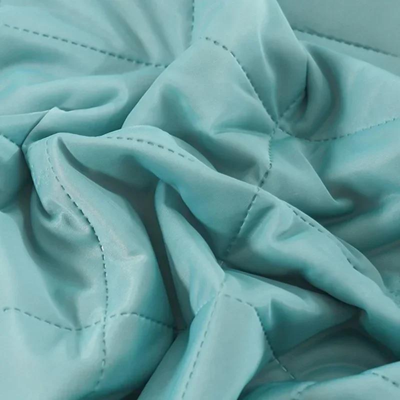 Breathable Smooth Air Condition Comforter Ice Cooling Blankets Lightweight Summer Quilt with Double Side Cold Cooling Fabric