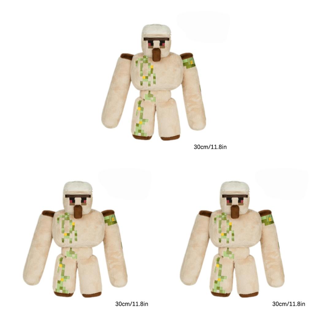Minecraft Stofftier Weiches Plüschtierpixelpuppe Perfekte Schlafzimmerdekoration für Kinder und Erwachsene