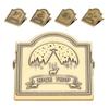Brass  Clip Vintage Decorative Strong Clamping Force Book Clip for Journal Notebook Drawing Pa