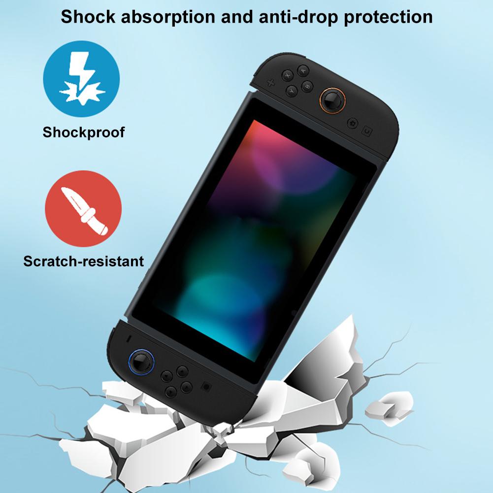 For NS2 PC Console Protective Case with Screen Film Split TPU Protective Cover Anti-Fall Gamepad Protect Shell Gift for Friends