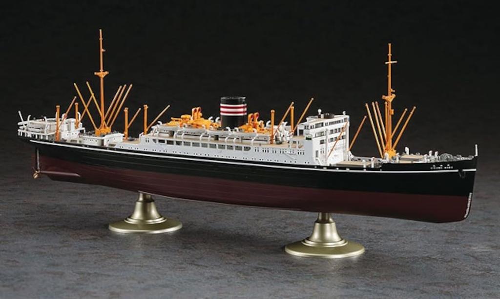 Hasegawa Japan NYK Hikawa Maru Plastic Model Z28 1/350