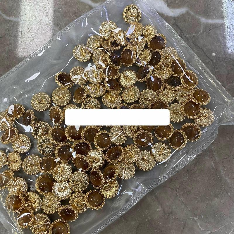 Lot de 10 boutons ronds colorés à tige en plastique de 21/25 mm, pour manteaux, vêtements, accessoires de couture