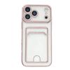 Modische Kartenhaltertasche Hülle Für iPhone 17 16 15 14 13 12 11 Pro Max 17 Air Klar Stoßfest Steckplatz Geldbörse Weiche Galvanik Hülle