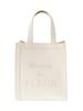 Maison De FLEUR EC Exclusive Logo Embroidered Square 2-Way Tote Bag, White, 8S42F0J1200