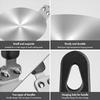 Stainless Steel Heat Conduction Plate, Heat Diffuser Cooking Induction Adapter, Coffee Kettle Stovetop Electric Gas Plate Board